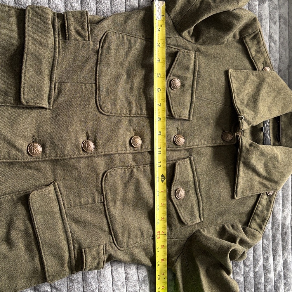 rag & bone Military-Style Olive Utility Jacket - Picture 9 of 10